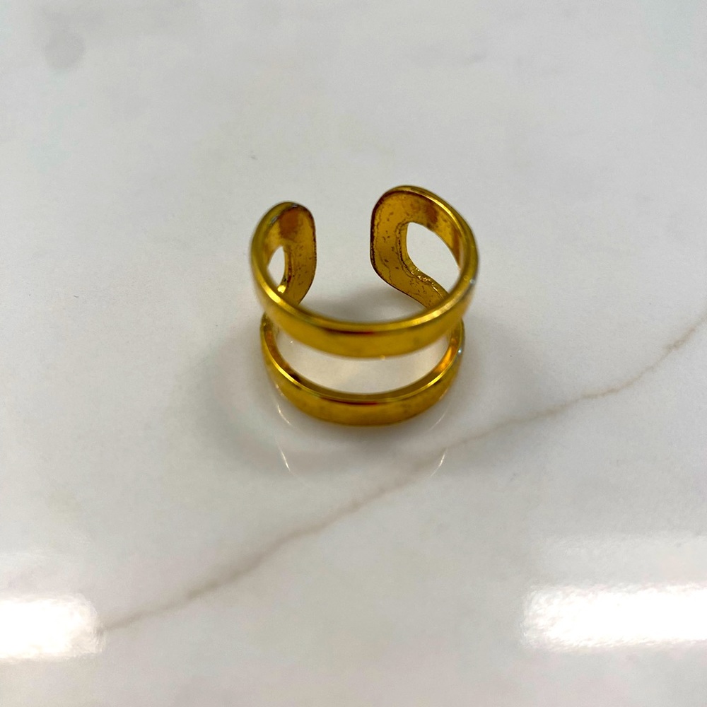 Baublebar Gold Double Layer Ring